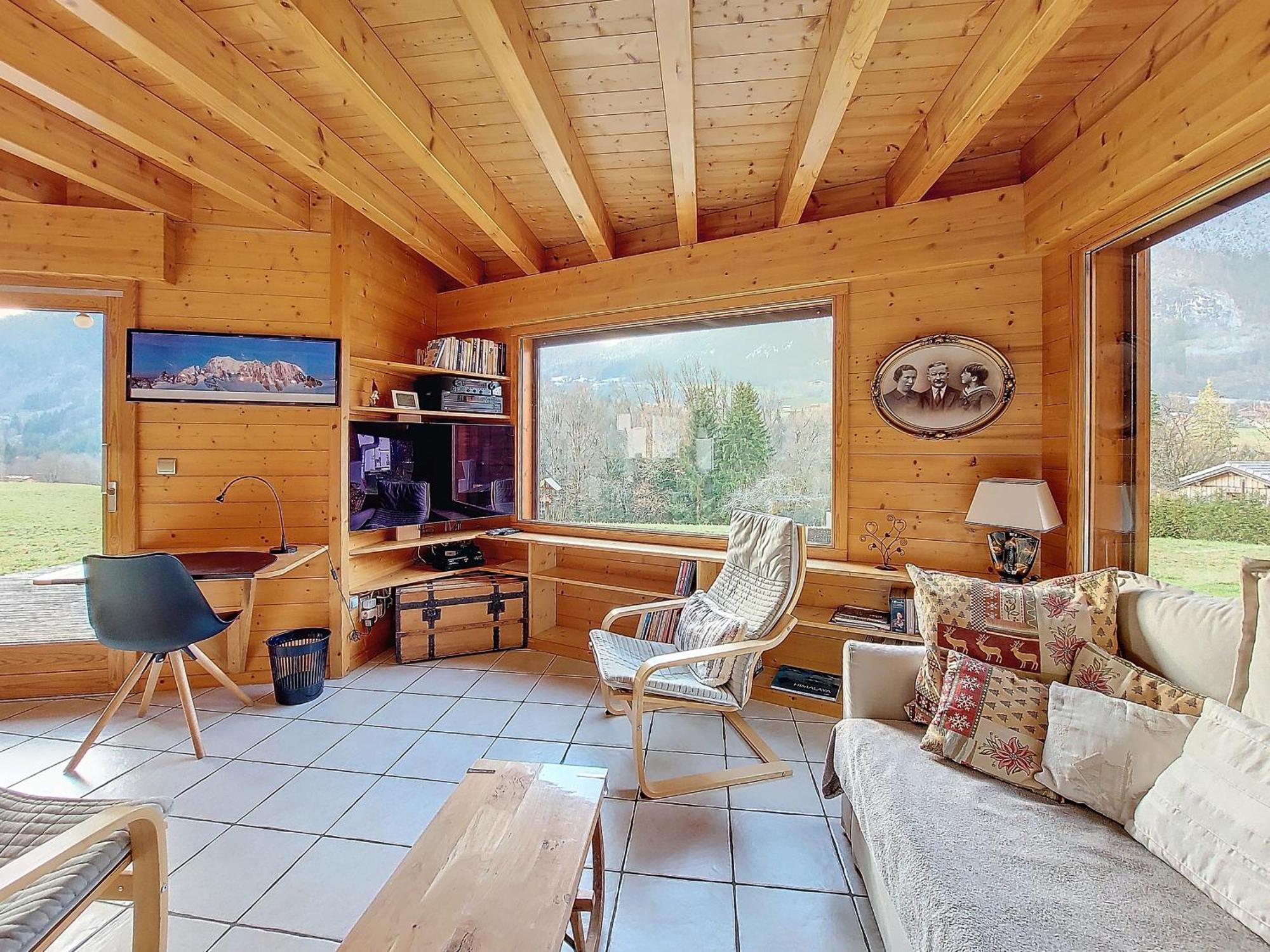 Chalet Wifi - Le Biot - 8 Personnes - Chalet Morand ภายนอก รูปภาพ