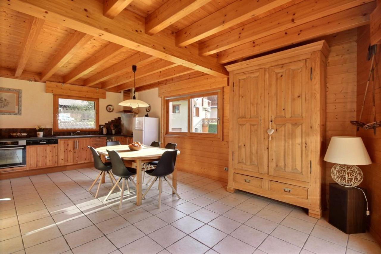Chalet Wifi - Le Biot - 8 Personnes - Chalet Morand ภายนอก รูปภาพ