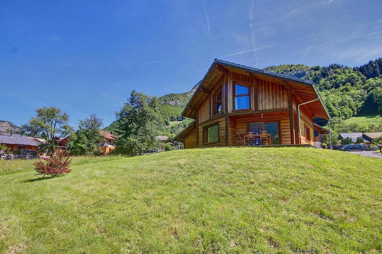 Chalet Wifi - Le Biot - 8 Personnes - Chalet Morand ภายนอก รูปภาพ